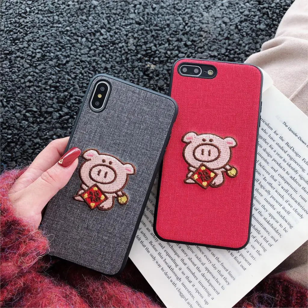 Beyour милый чехол для мобильного телефона MeiTu M6 M8 T8 с объемной вышивкой в виде