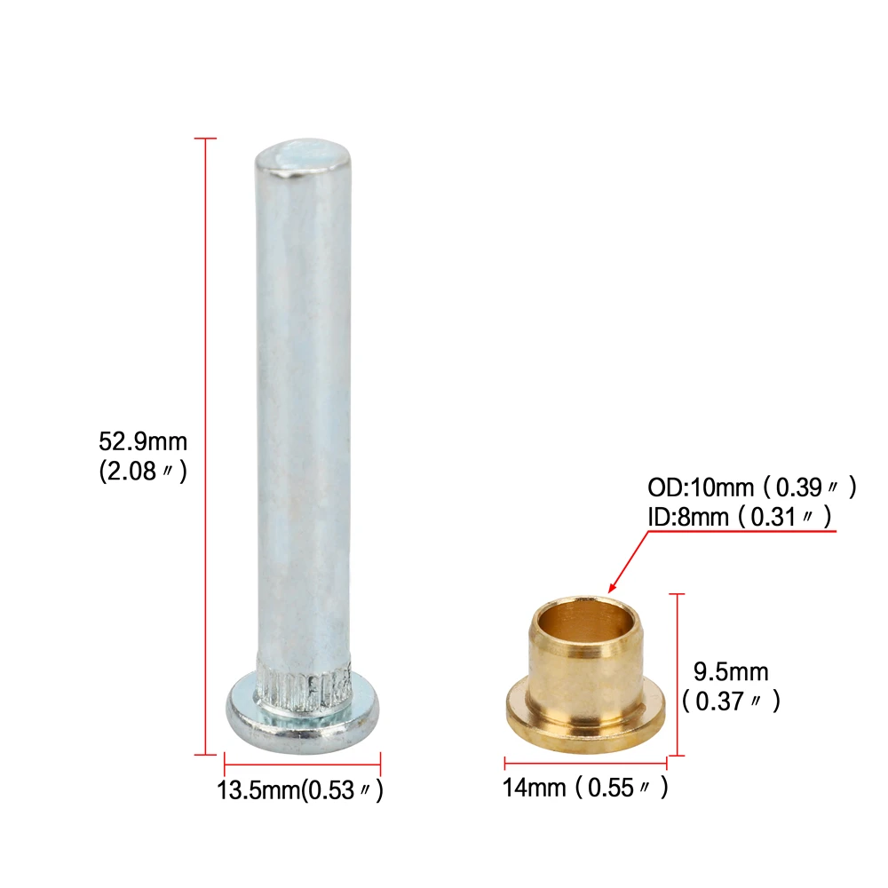 Алюминиевый сплав Петля двери автомобиля шпильки втулка Ремонтный комплект для Nissan Navarra 97-05 D22 автомобильные аксессуары для ремонта