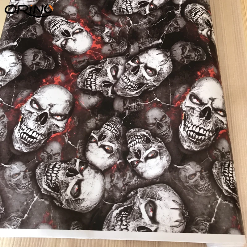 Skull Sticker Vinyl Film-6