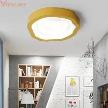 Nordic Ceiling Lamps LED Modern Lighting Fixture Colorful Lampara techo Avize Iron Living room Bedroom Kids Child Remote Control