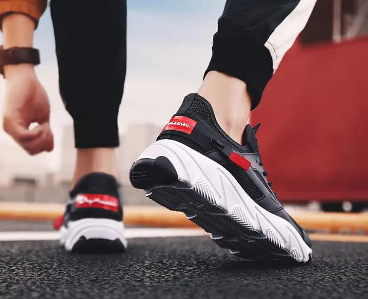 2019 сезон: весна-лето новый для мужчин молодежная мода прохладный Flyknit дышащая уличная тенденция спортивная повседневная обувь