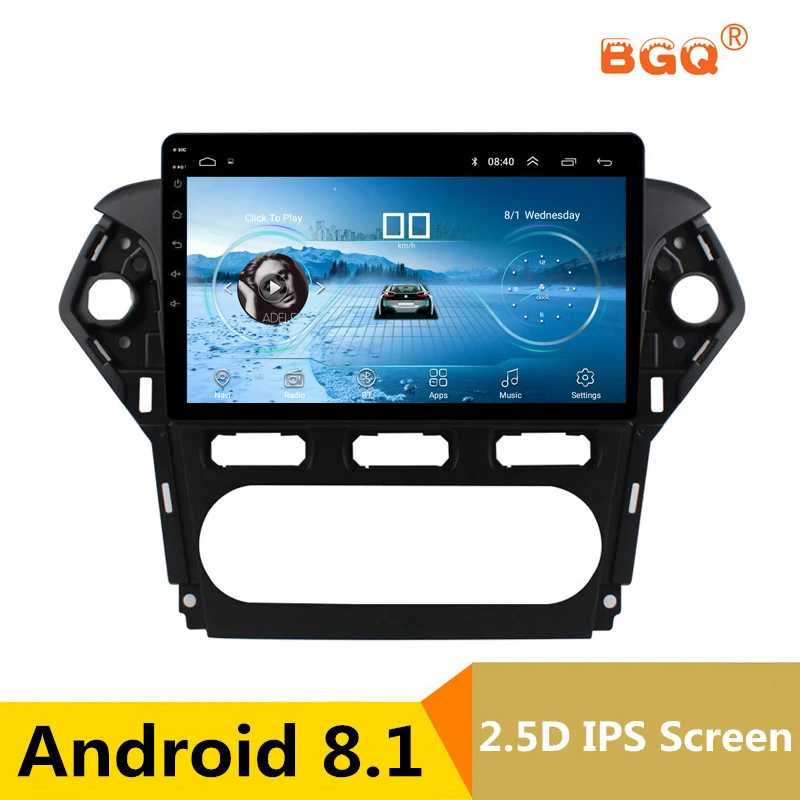 

10.1" Android 8.1 Car DVD Video Player GPS Navigation For Ford Mondeo 2011 2012 Radio audio Headunit Stereo bluetooth wifi