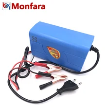 12 V 6A akıllı otomatik araba pil şarj cihazı 3 kademeli sabit akım gerilim yüzen şarj otomatik Motor 12 V Volt 6 AMP şarj