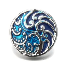 20 штук Металл масляной живописи якорь застёжка, бусинка 18 мм браслет с защелкой, браслет на запястье для Для женщин Для мужчин