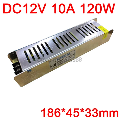 AC110V 220V постоянного тока до DC12V AC-DC постоянного Напряжение драйвер переключатель Питание изящный полосатый Размер 12V 3A 5A 8.5A 10A 12.5A 15A 20A 25A 30A - Цвет: 12V 10A 120W