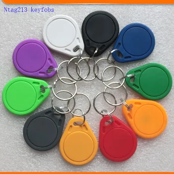 

RFID IC Key Tags Keyfobs Token NFC TAG Keychain 213 RFID keyfobs 100pcs/Lot