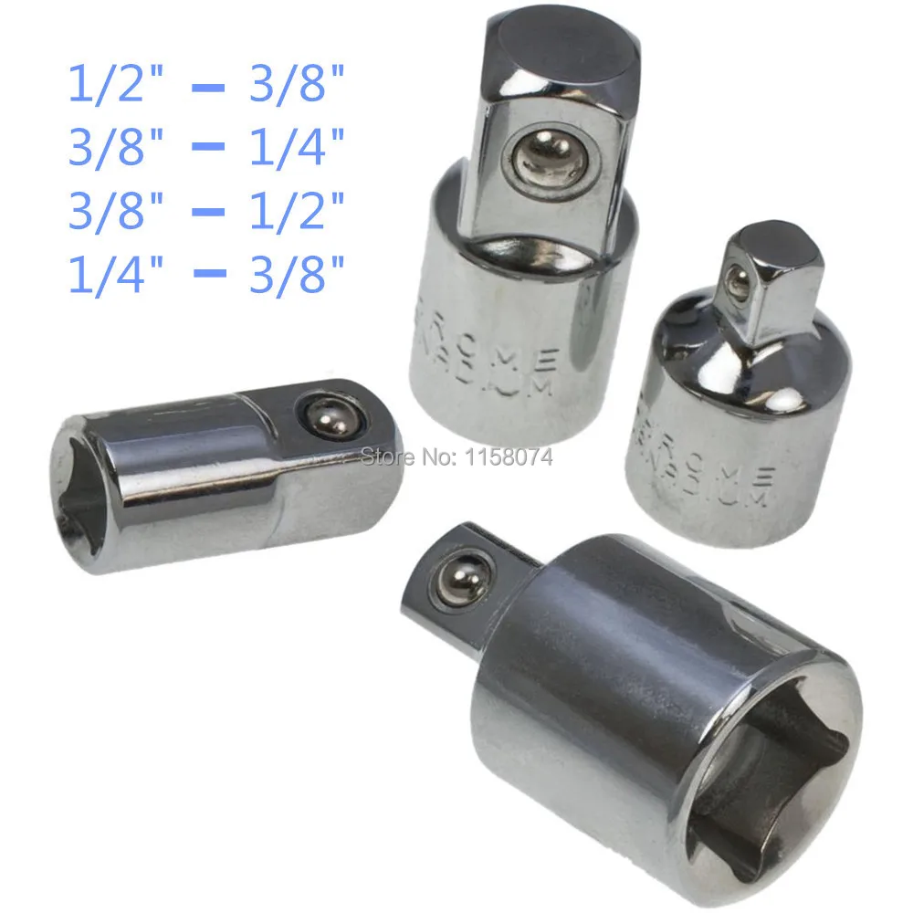 1//4 3//8 1//2 Drive Socket Adaptateur convertisseur réducteur clé à douille adaptateur toolsts