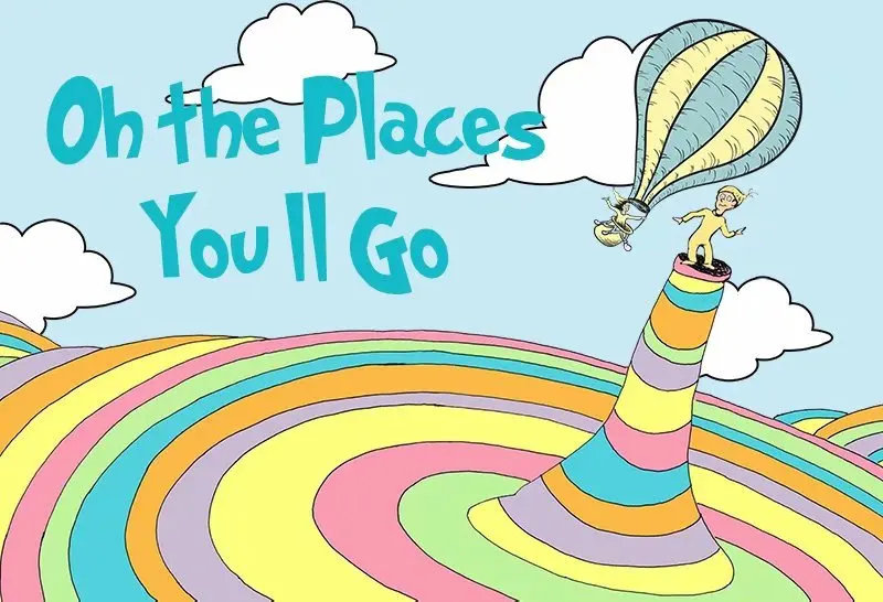 Sensfun Oh The Places You'll Go Backdrop Banner Детские вечерние фоны для студийной фотосъемки на