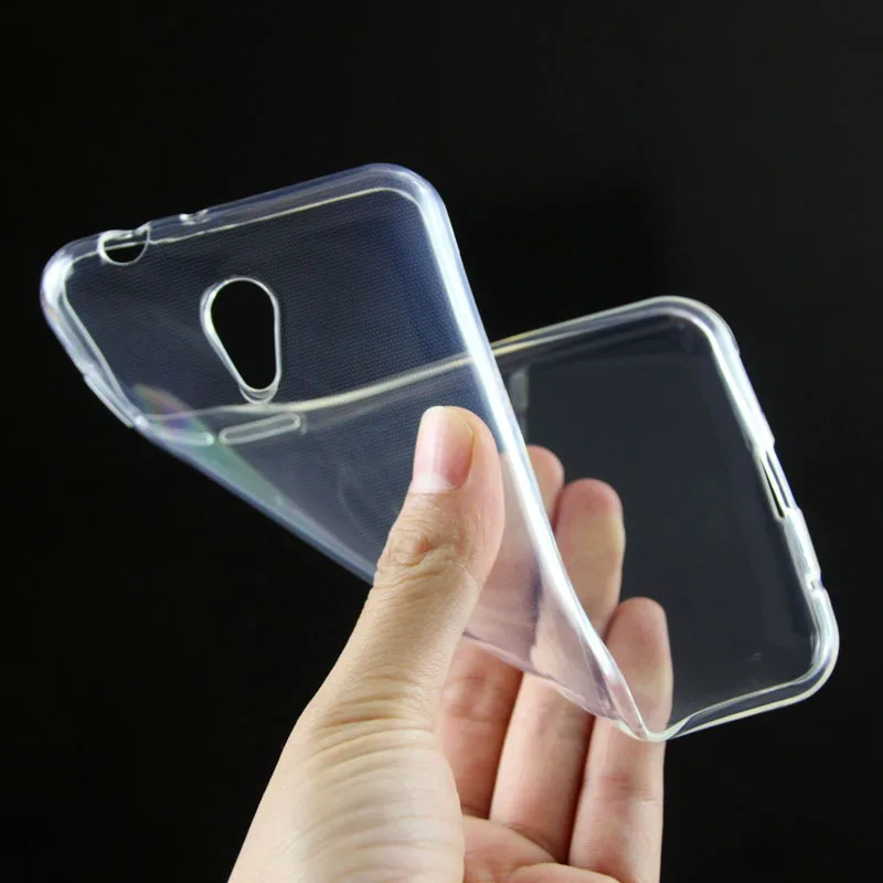

100X Ultra Thin 0.8mm Soft TPU Silicone Transparent clear back case cover for Vodafone Smart Prime 7 cases skin GEL Coque caso