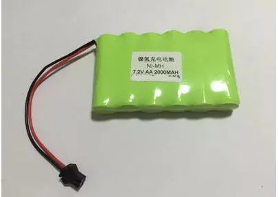 

Free shipping 7.2V AA Ni-MH 2000mAh Battery Pack Rechargeable battery with SM connector