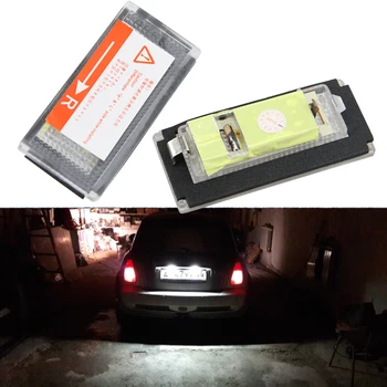 

2Pcs/Set LED License Plate Light for For BMW E39 5D 5 Door Wagon Touring 18SMD Error Free Bright White Car Styling