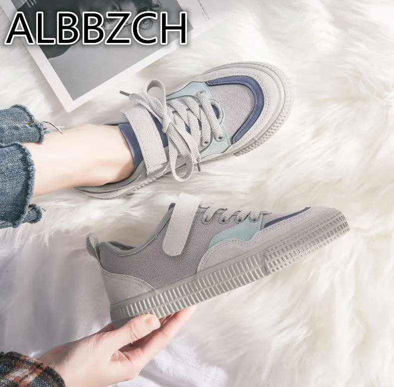 

Fashion Casual Shoes Woman Girl Lady Canvas Sneaker Sport Shoes Women's Round Toe Leather Daily Leisure Outdoor Flat Shoes Women