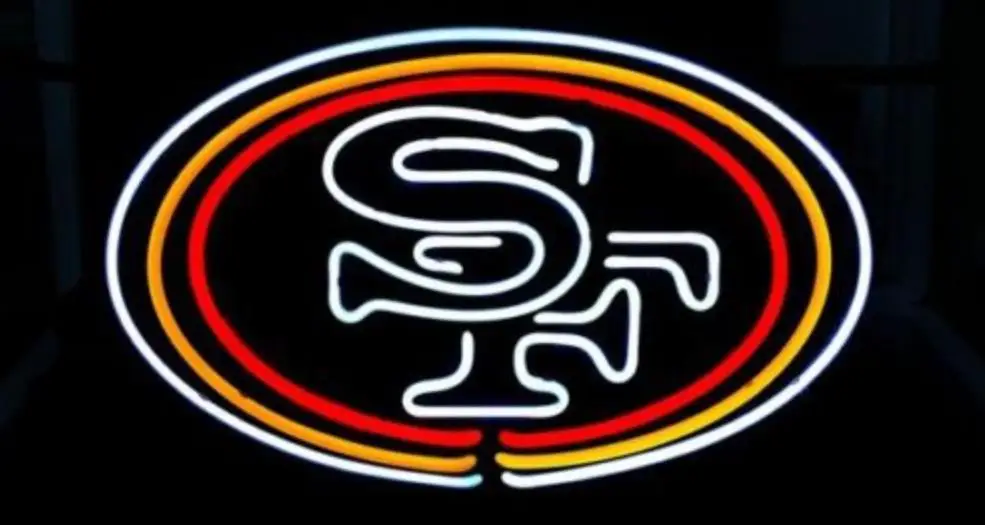 Business Custom NEON SIGN board For Football LED San Francisco 49ers