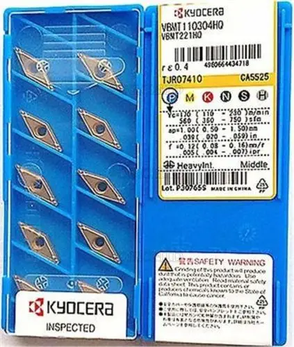 

2PCS New KY+ Vbmt110304hq Ca5525 Vbmt221hq Carbide Inserts 10Pcs/Box Ii B
