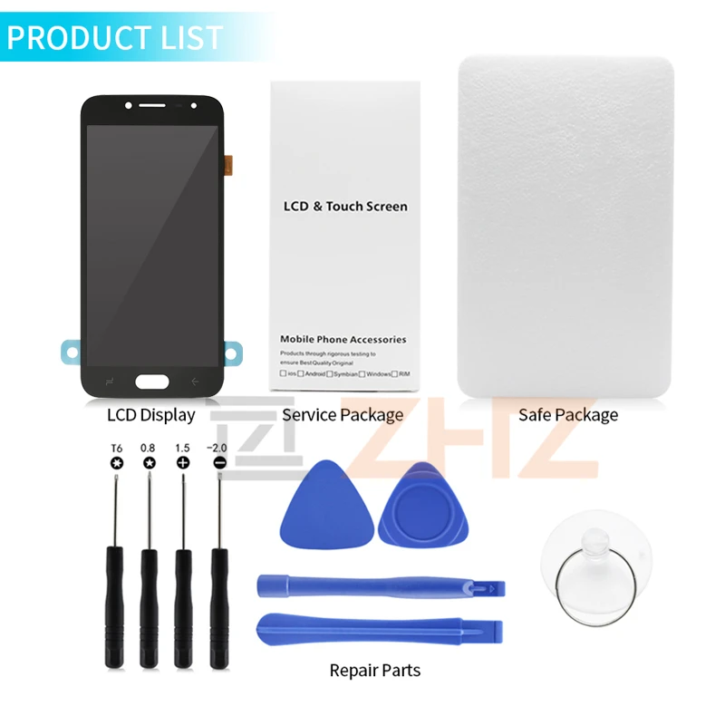 LCD Display For Samsung Galaxy J2 Pro 2018 J250 SM-J250 Touch Screen Digitizer Assembly For Samsung j2Pro J250F LCD Display