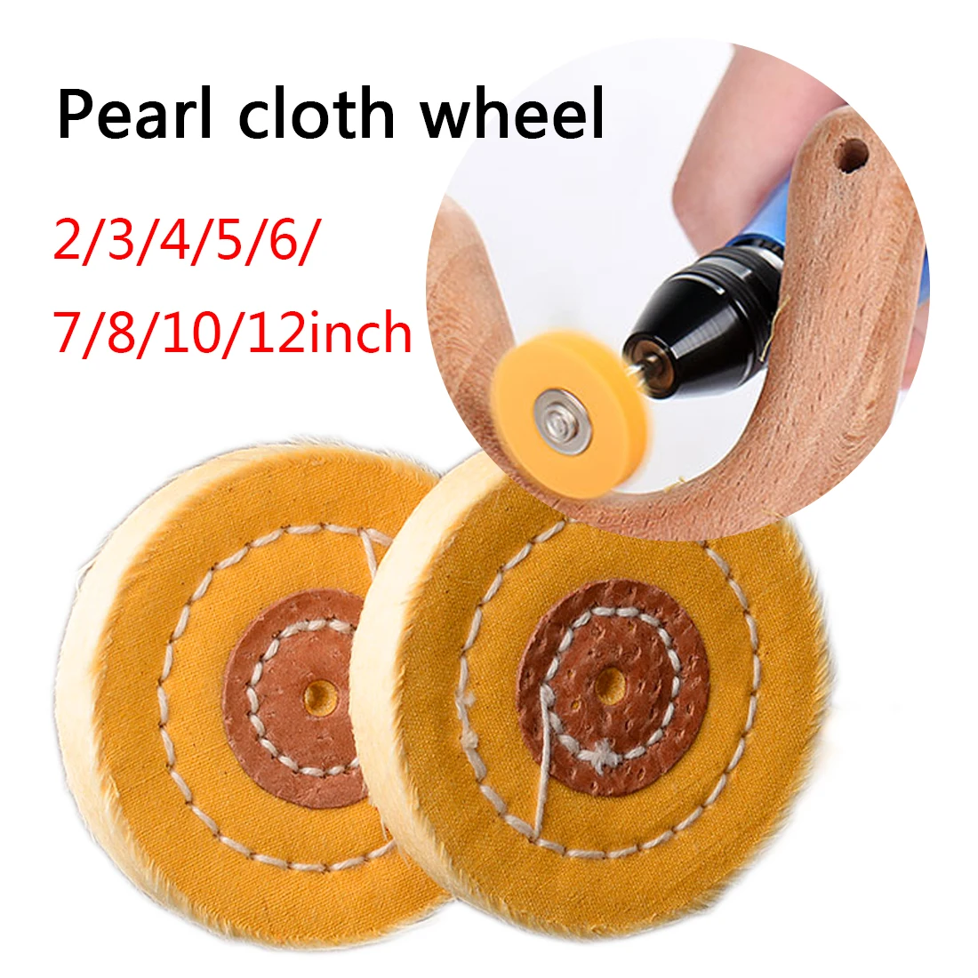 1PC Cotton Polishing Wheels 50 300 mm Cloth Buffing Wheel Grinder For