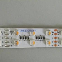 38 Вт RGBW/RGBWW 5050 Светодиодные полосы света DC 12 V 24 V 4 in1 светодиодный свет не Водонепроницаемый 120led/m для дома; домашняя обувь Свадебные украшения 10 м/лот