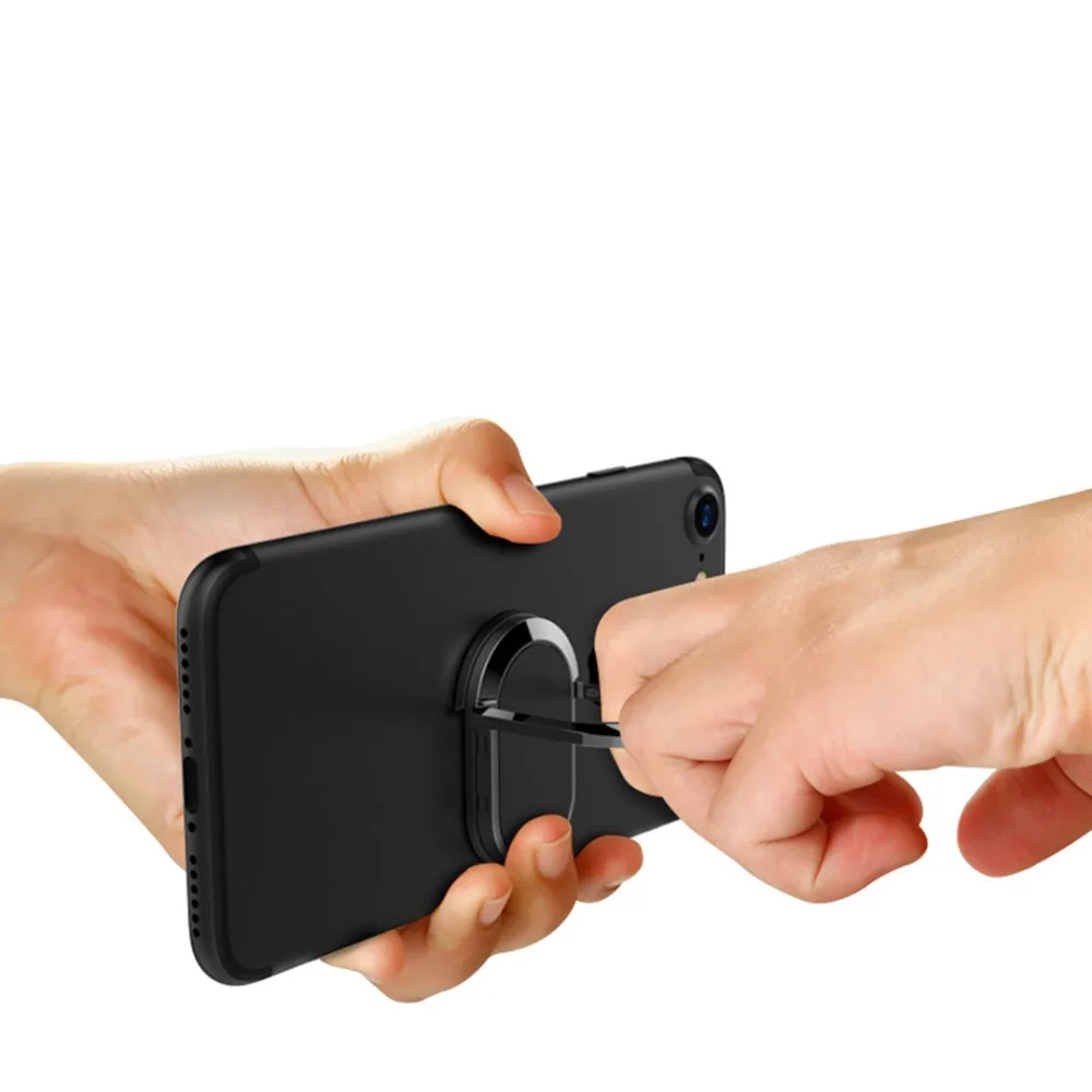 IMIDO Universal 360 Degree Finger Ring Stand Holder Car Magnetic Air Vent Mount For iPhone Samsung Xiaomi Cell Phone Holder