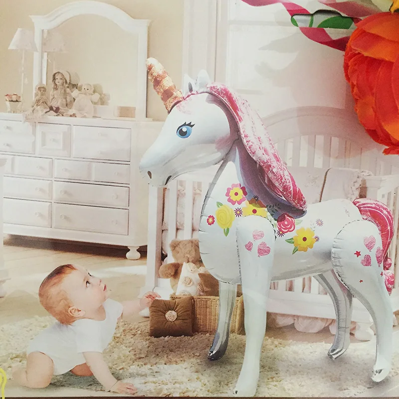 

1pc Large 3D Unicornio foil Balloons Magical Unicorn Party Mylar Balloon Baby Shower Girl Birthday Party Decorations Kids toys