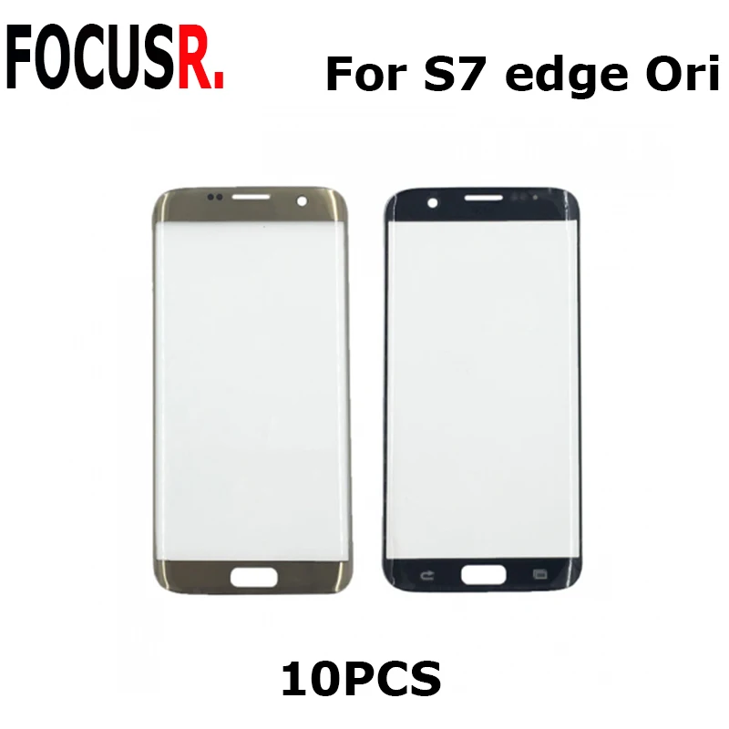 

10PCS Ori Replacement Outer Glass Lens For samsung S7edge G935 s7edge g935 LCD Touch Screen Front Glass Outer Panel repair parts