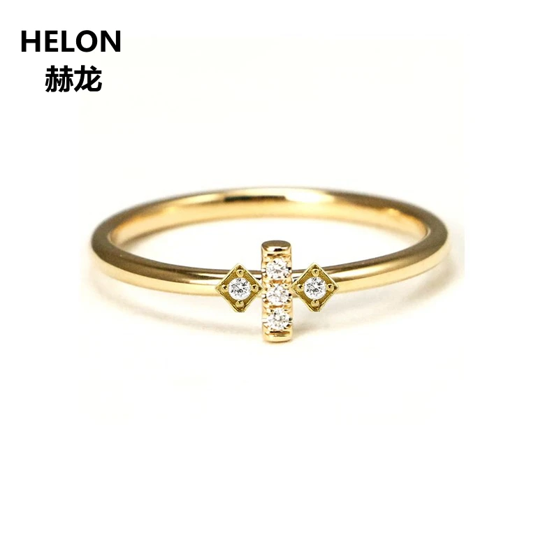 Solid 14k Yellow Gold Natural Diamonds Engagement Ring for Women Anniversary Wedding Band Fine Jewelry Classic цена Solid 14k Yellow Gold Natural Diamonds Engagement Ring for Women Anniversary Wedding Band Fine Jewelry Classic цены онлайн