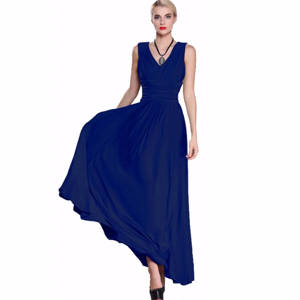 Plus Size Women Cool Dress Good Quality Vestidos 2016 New Solid Color