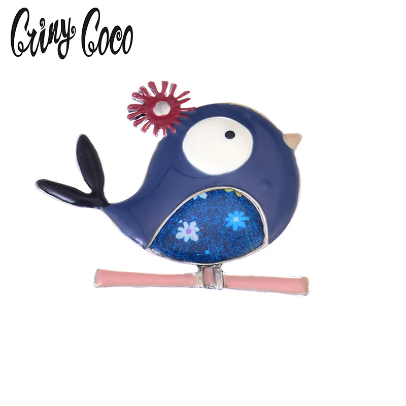 

D&Rui Jewelry Enamel Women Brooches Lovely Fashion Animal Bird Woman Brooch Pins Bags Accessory Girls Clothing Jewelry Pin 2019