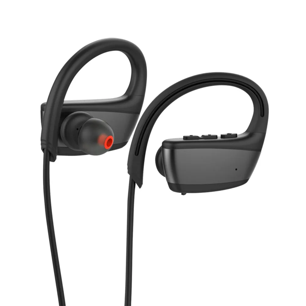 Беспроводной Bluetooth наушники спортивные стерео хэндс-фри набор потенные наушники гарнитура Управление голосовые подсказки с встроенным микрофоном и легкий