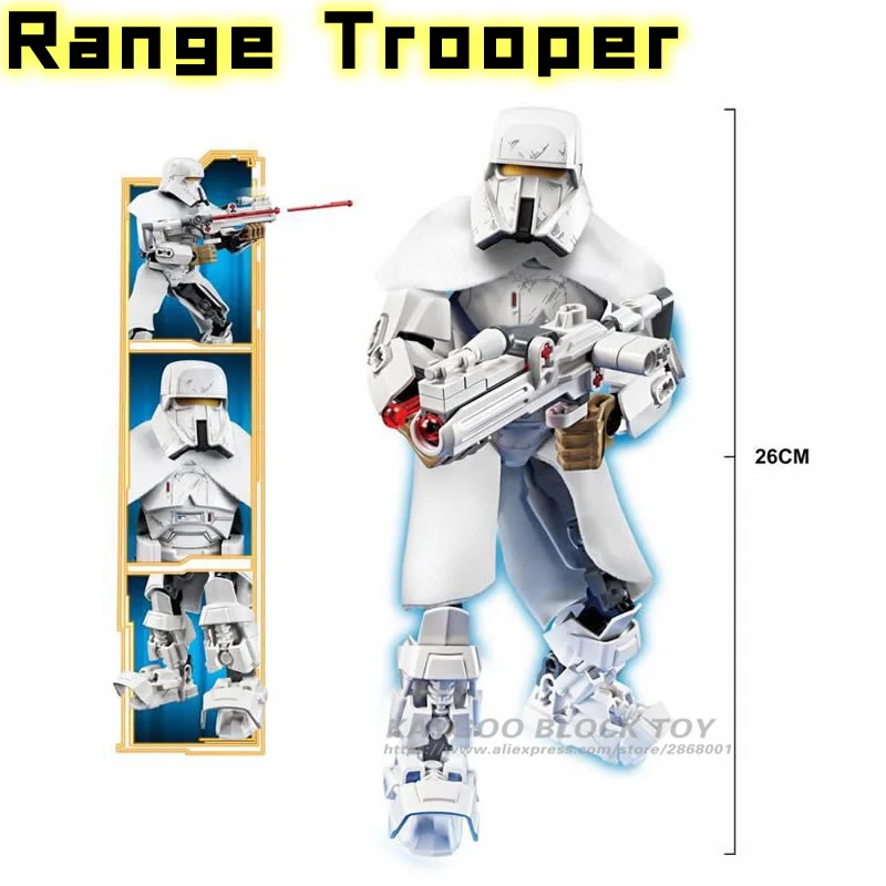 Звездные войны Buildable Figure Building Block Дарт Вейдер кило Боба Джанго Рен Фетт фигурка