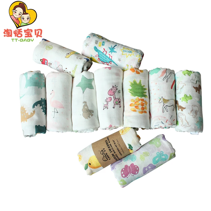 

Baby Blanket Bamboo Fiber Swaddle Muslin Infant Blankets Toddler Bedding Bath Towel Gauze Wrap Newborn Swaddling Dropshipping