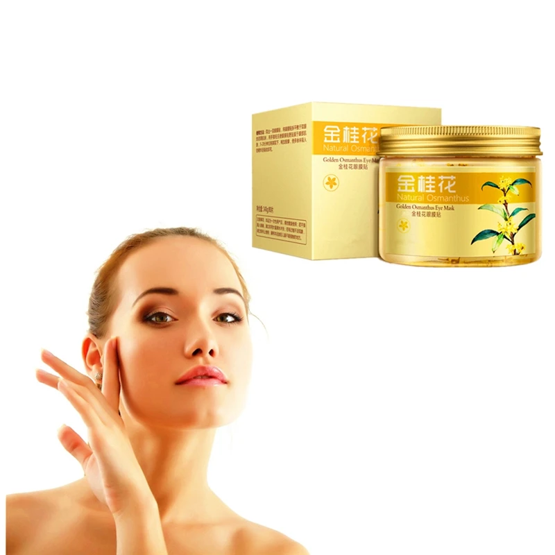 

100% Osmanthus Extract Eye Patches Anti-Puffiness Mask Remove Wrinkle Care fine lines remover moisturizing Masks 80Pcs