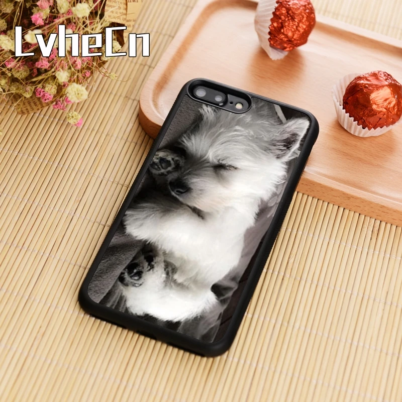 Маленький белый чехол для телефона LvheCn Westie Dog iPhone 5 6 6s 7 8 plus 11 pro X XR XS max samsung S7 edge S8 S9