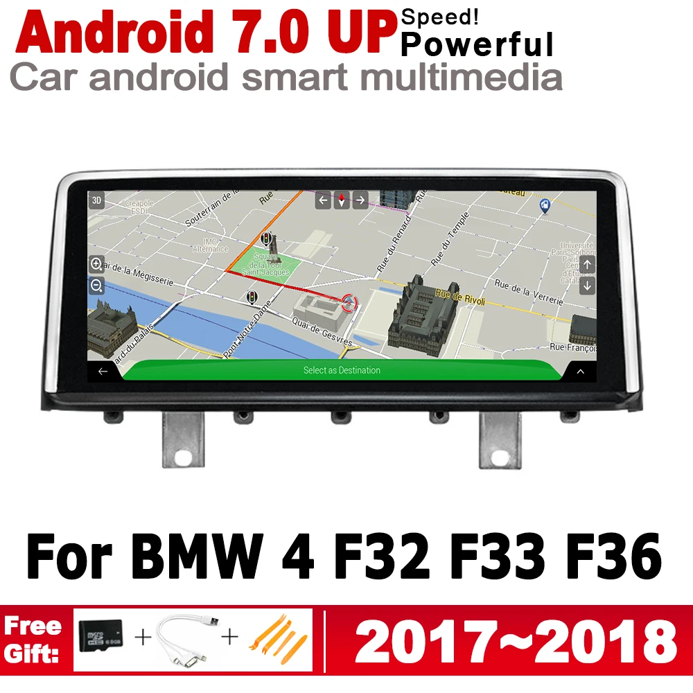 

2G+16G Android 7.0 up HD Screen Stereo Car radio GPS multimedia player For BMW M3 F80 2017~2018 EVO Navigation WiFi BT