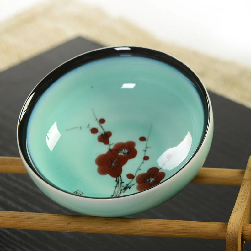 Китайские керамические чайные чашки, винтажные чайные чашки, сменные печи, мастер-чашки, Celadon чайный набор кунг-фу S - Цвет: Style L-1