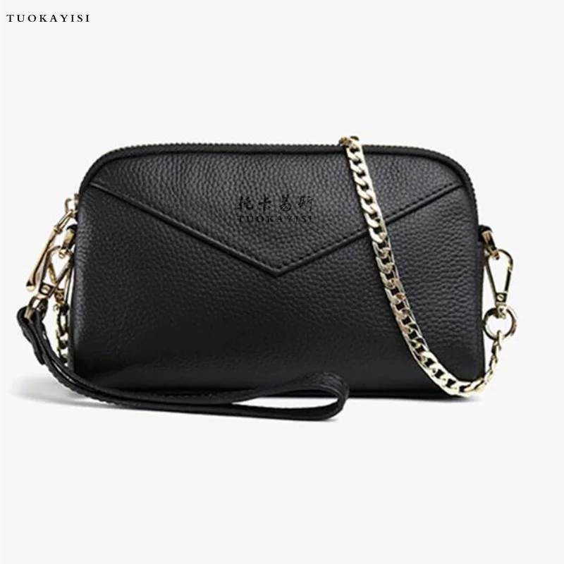 

The new summer 2018 leather women's bag fashion one-shoulder bag crossbody bag for women's chain bag