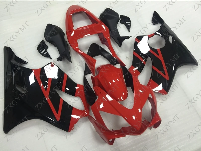 Боди CBR600 F4i 2001 - 2003 Черный Красный обтекатель для Honda Cbr600 03 Пластиковые обтекатели