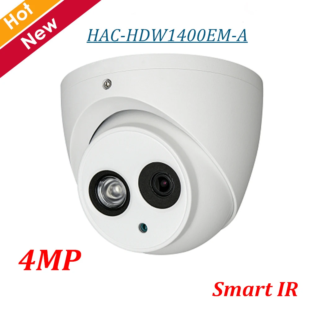 4MP DH CCTV Security Camera HDCVI IR Eyeball Camera IP67 HAC HDW1400EM