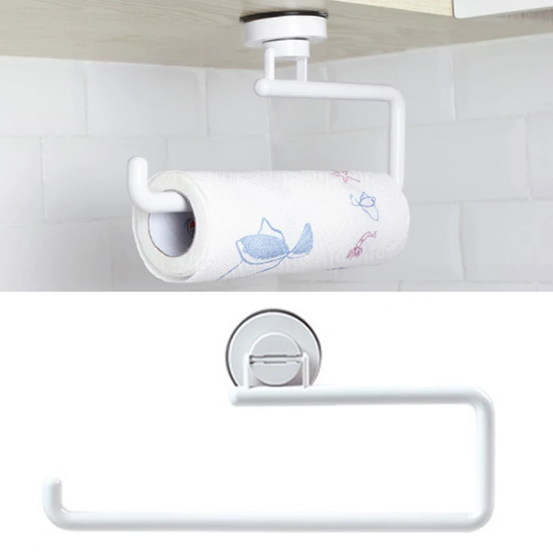Держатель для туалетной бумаги, Вакуумная присоска, бумажная вешалка для полотенец, клейкая Полка для полотенец, настенная вешалка для туалетной бумаги в рулоне, бумажная стойка для кухни и ванной комнаты