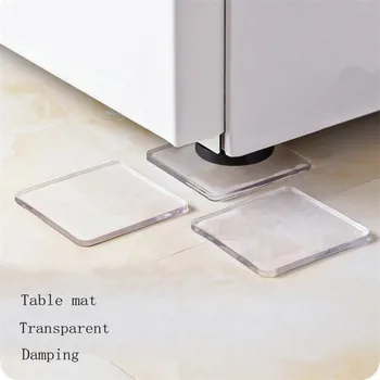 

Transparent Furniture Pads 4Pcs Washing Machine Refrigerator Table Cabinet Chair Cushion Shock Proof Pads Furniture Accessories