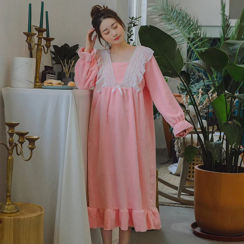 warm night gown