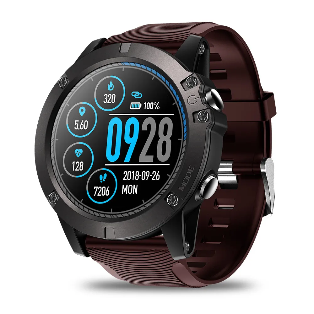 Смарт часы Zeblaze VIBE 3 PRO с цветным сенсорным дисплеем пульсометром и защитой класса