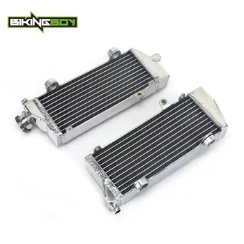 

BIKINGBOY Engine Radiator Cooling SXF SX-F 450 07 08 09 10 SMR 450 XCF 450 XC-F 505 2008 2009 Water Cooler Alloy Core Polished