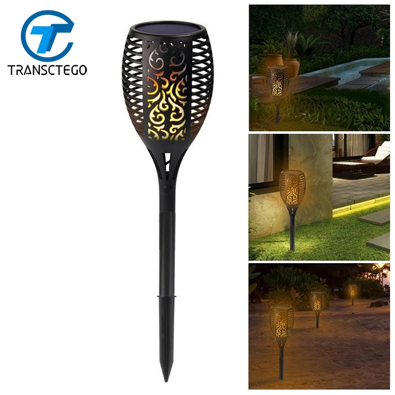 Solarleuchte Garten Wasserdichte 96 Led Tiki Fackellicht Aussenhof Solar Energie Tanzen Flamme Flackern Dekoration Lampen Solar Lamp Solar Lamp Garden Waterproofsolar Lamps Garden Aliexpress