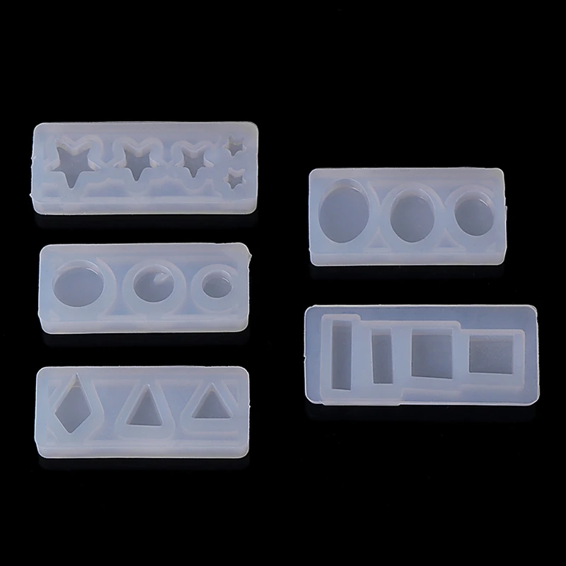 

Silicone Mold DIY Mould Exopy Resin Mirror Crafts Jewelry Making Decor Pyramid
