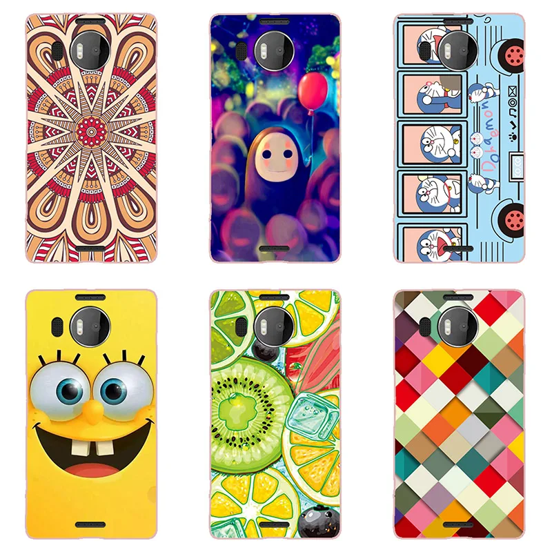 

For Microsoft Nokia Lumia 950 XL hard Plastic Case Cover phone shell printing Case For Nokia 950XL Painted Flower hard Cases