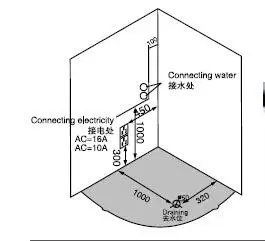  1650X1650X2250mm Double Person Bathroom Steam Shower Enclosure Mult-Functional Computer Control Wet