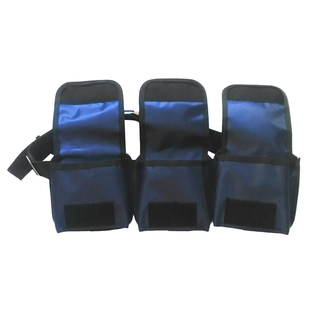 Heavy Duty Scuba Diving Pocket Pouch Weight Belts - Belt 4.9ft x 2'' Pocket 6.3'' x 6.3''