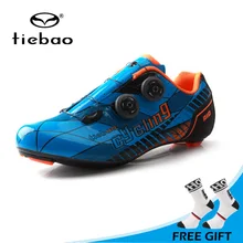 Tiebao Ультралегкая обувь из углеродного волокна для шоссейного велосипеда, дышащая сверхтонкая велосипедная обувь, новая велосипедная обувь высокого качества, Zapatos bicicleta