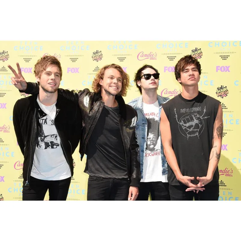 5 Seconds of Summer холст ткань тканевый плакат пользовательские граффити Печать на