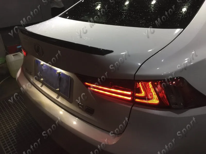 2013-2015 Lexus IS F Sport Sedan YC DESIGN TYPE I Style Rear Trunk Spoiler Wing CF (105)_